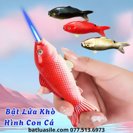 BẬT LỬA KHÒ HÌNH CON CÁ FULL BOX - XÀI GAS
