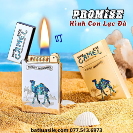 BẬT LỬA XĂNG ĐÁ PROMISE HÌNH LẠC ĐÀ KHẢM XÀ CỪ KIM LOẠI - XÀI XĂNG
