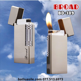 BẬT LỬA DUPONT PHIÊN BẢN BROAD MINI TRƠN BD-309 KIM LOẠI - XÀI GAS
