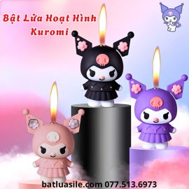  BẬT LỬA MÓC KHOÁ HÌNH KUROMI CÓ DÂY ĐEO FULL BOX – XÀI GAS