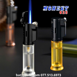 BẬT LỬA KHÒ GAS ĐÁ RÃNH TAY HONEST 625 LỘ THIÊN - XÀI GAS