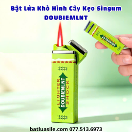 BẬT LỬA KHÒ HÌNH CÂY KẸO SINGUM DOUBIEMLNT FULL BOX – XÀI GAS