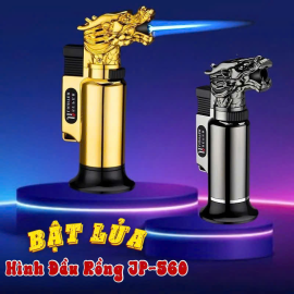 BẬT LỬA KHÒ HÌNH ĐẦU RỒNG JP-560 FULL BOX - XÀI GAS