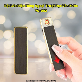 BẬT LỬA ĐIỆN TIA CUỘN HỒNG NGOẠI TRƯỢT DỌC YQ 092 - SẠC ĐIỆN