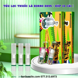 TẨU LỌC THUỐC LÁ ZORRO Z895 - HỘP 1O CÁI 
