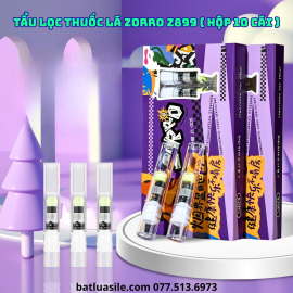 TẨU LỌC THUỐC LÁ ZORRO Z899 - HỘP 1O CÁI