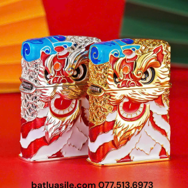 BẬT LỬA ZORRO HÌNH LÂN BỌC GIÁP FULL BOX - XÀI XĂNG