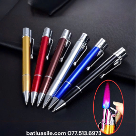 BẬT LỬA KHÒ HÌNH CÂY VIẾT 2IN1 VIẾT CHỮ ĐƯỢC - FULL BOX - XÀI GAS