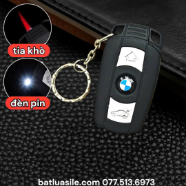 BẬT LỬA KHÒ MÓC KHOÁ XE HƠI BMW CÓ ĐÈN PIN - XÀI GAS