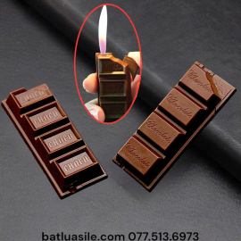 BẬT LỬA HÌNH THANH KẸO CHOCOLATE - XÀI GAS