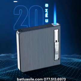 BẬT LỬA KHÒ HỘP THUỐC 2IN1 ĐỰNG ĐƯỢC 20 ĐIẾU FULL BOX - XÀI GAS