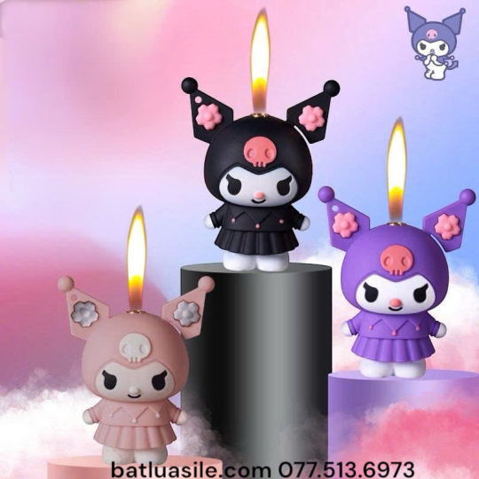  BẬT LỬA HÌNH KUROMI CÓ DÂY ĐEO FULL BOX – XÀI GAS