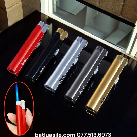  BẬT LỬA KHÒ AOMAI 228 GAS ĐÁ RÃNH TAY AM228 - XÀI GAS