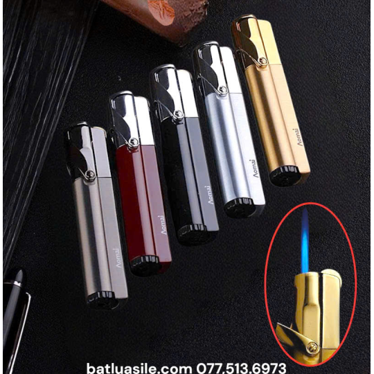 BẬT LỬA KHÒ AOMAI 322 GAS ĐÁ RÃNH TAY AM322 - XÀI GAS