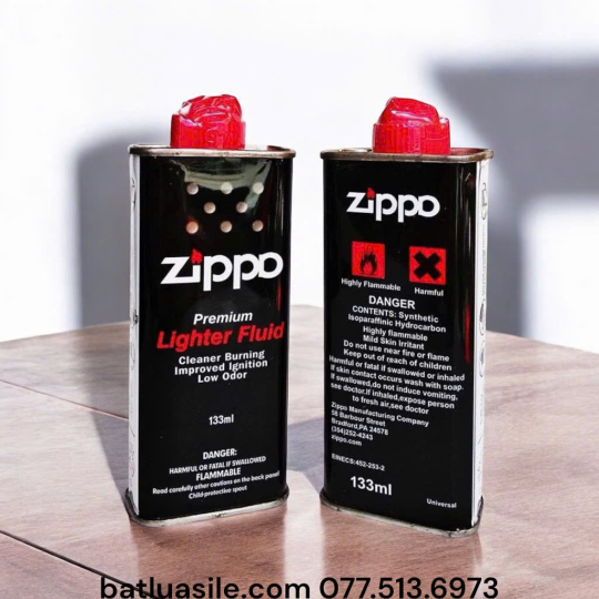 BÌNH XĂNG ZIPPO 125ML LOẠI THƯỜNG - KHÔNG TEM