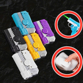 BẬT LỬA KHÒ SÚNG CON QUAY GẤP GỌN 2IN1 NHIỀU MÀU XÀI GA