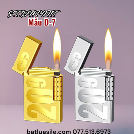 BẬT LỬA DUPONT GAS ĐÁ HÌNH 2099 MẪU D-7 ( XÀI GA )