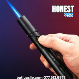 BẬT LỬA KHÒ HONEST 753 TIA KHÒ CỰC MẠNH ( KIM LOẠI ) - ( XÀI GA )