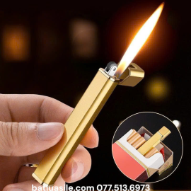 BẬT LỬA ZORRO Z503 GAS ĐÁ RÃNH TAY THANH TAM GIÁC DÀI - XÀI GAS