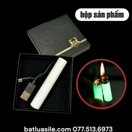 BẬT LỬA ZORRO DẠ QUANG HÚT ÁNH SÁNG 2 CHẾ ĐỘ CÔN NHỊ KHÚC ( XÀI XĂNG - CHIẾT HOẢ TỪ ) FULL BOX - XÀI XĂNG - SẠC ĐIỆN