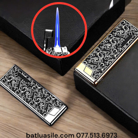 BẬT LỬA KHÒ GAS ĐÁ OU BAO HOA VĂN SIÊU MỎNG – XÀI GAS